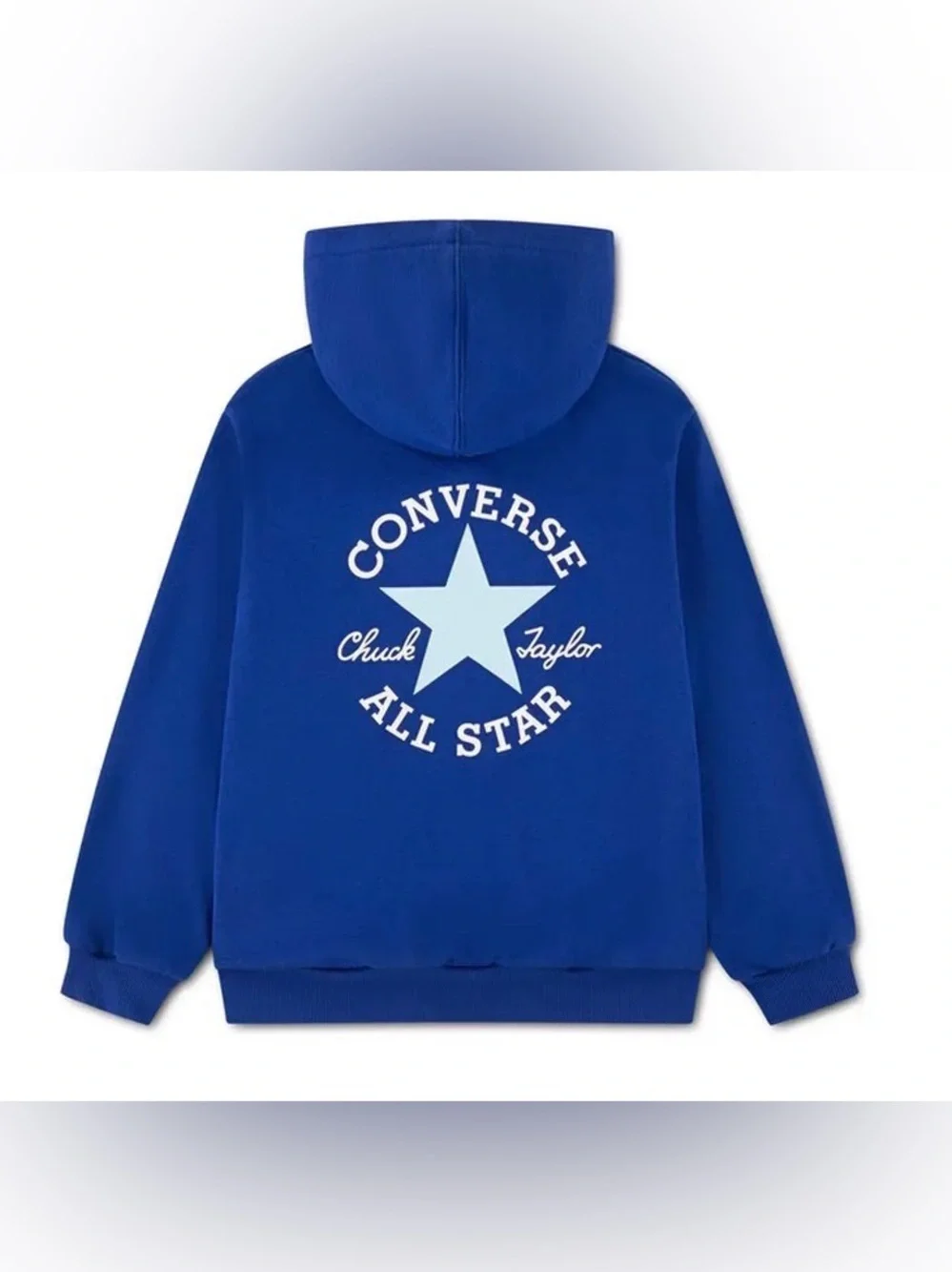 Converse Royal Blue Unisex Chuck Taylor French Terry Hooded Sweatshirt, Med.NWT